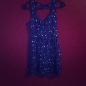 Dark blue summer dress